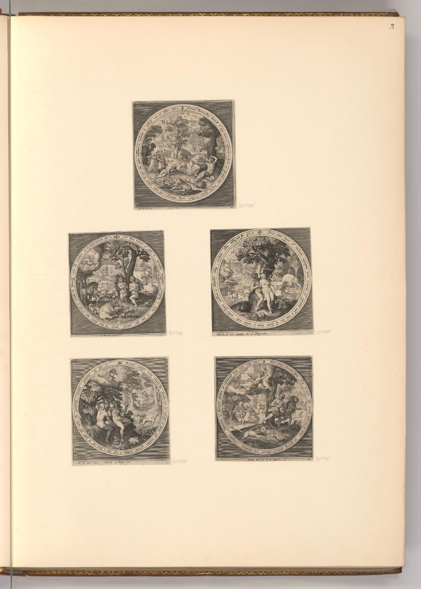 Nicolas de Bruyn, Jean Londerseel, Die Schöpfung bis zur Vertreibung aus dem Paradies, Inv. Nr.…