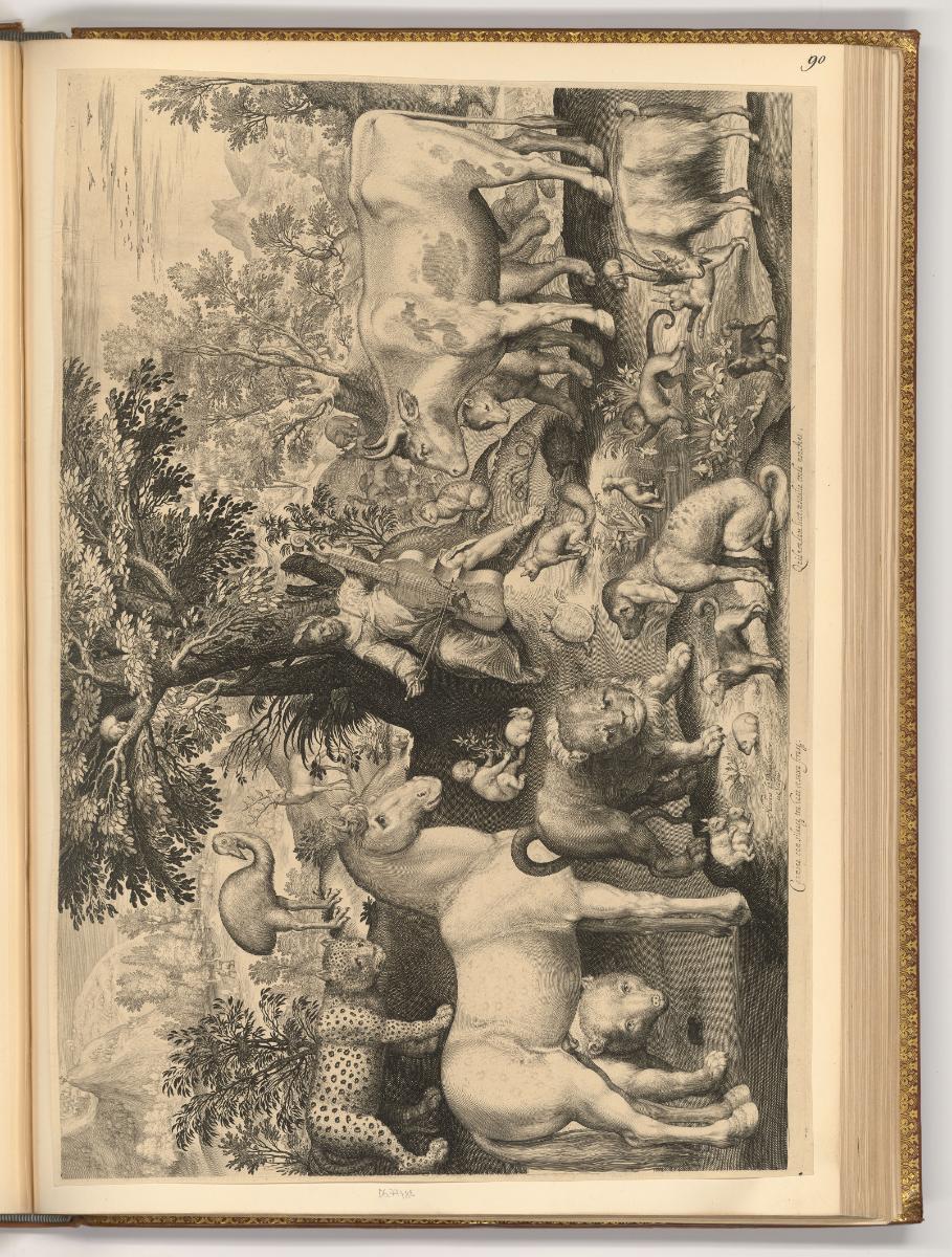 Nicolas de Bruyn, Jean Londerseel, Orpheus zähmt die Tiere, Inv. Nr.: Holland nach Sektionen I/…