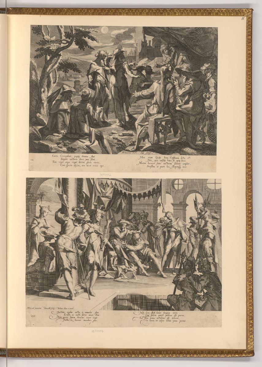 Willem an Swanenburg. Egbert van Panderen., Die Areopagiter Richter von Athen; Richter Bias ver…