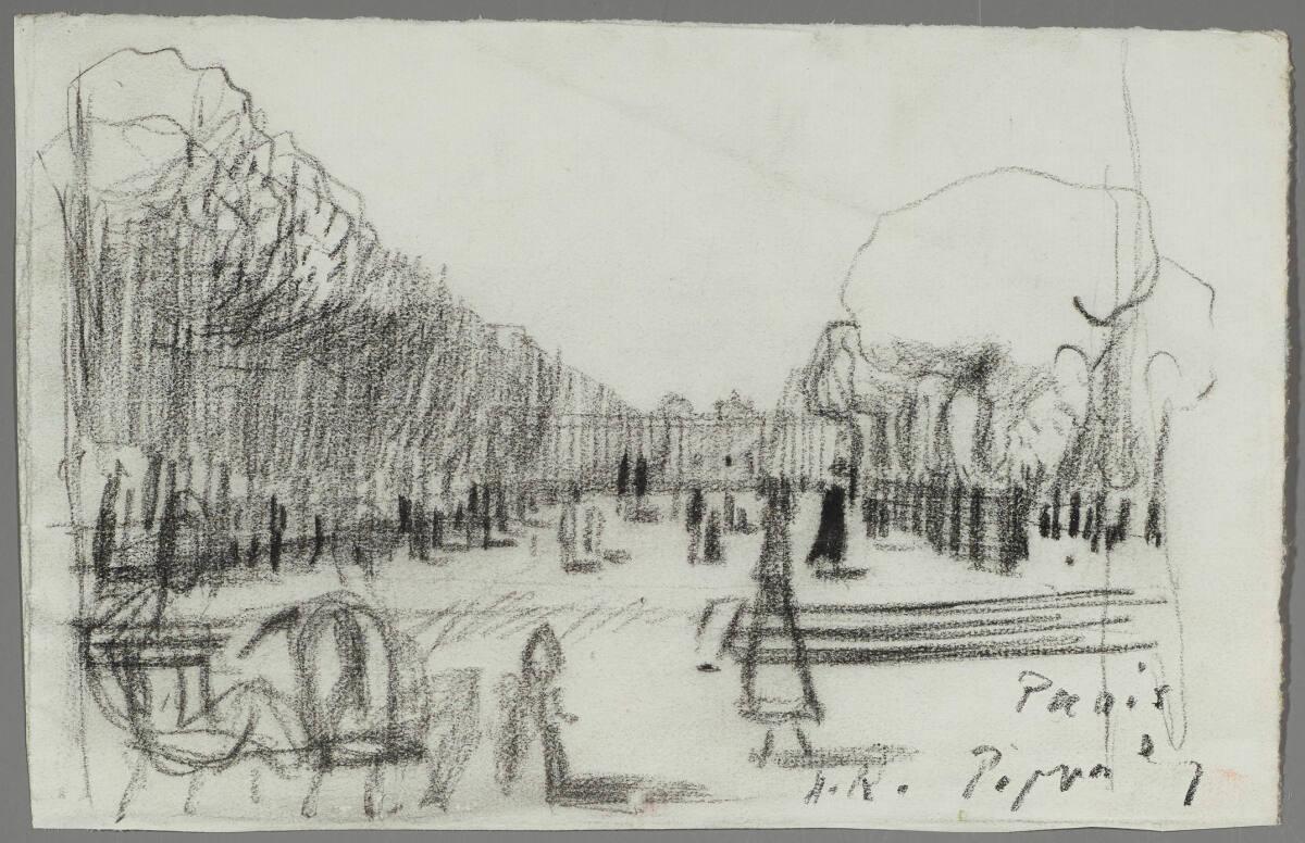Hans Robert Pippal, Paris, Jardin du Luxembourg, Inv. Nr.: 46955