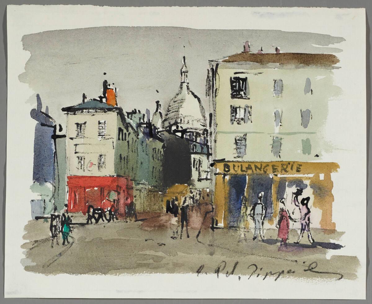 Hans Robert Pippal, Paris, Montmartre, Inv. Nr.: 46971