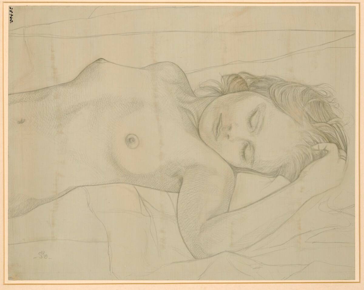 Halbakt eines Mädchens, Carl Anton Reichel, 1939