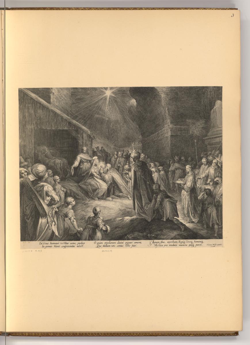 Jan Muller, Anbetung der Könige, Inv. Nr.: Holland nach Sektionen I/47, H/I/47/3