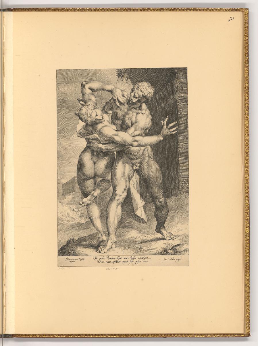 Jan Muller, Der Raub der Sabinerinnen, Inv. Nr.: Holland nach Sektionen I/47, H/I/47/73