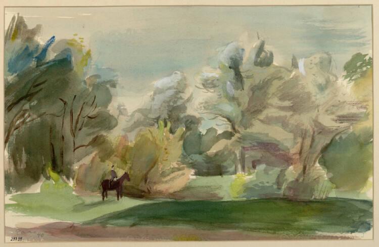 Ernst Paar, Morgenstimmung im Prater, Inv. Nr.: 28798
