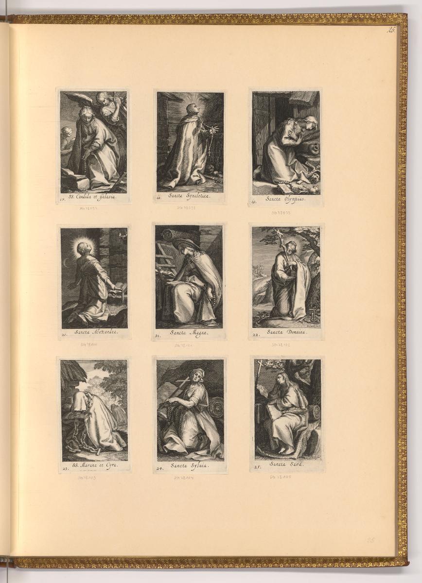 Boece et Schelte de Bolswert, Weibliche Einsiedlerinnen (Buchillustration), Inv. Nr.: Holland n…