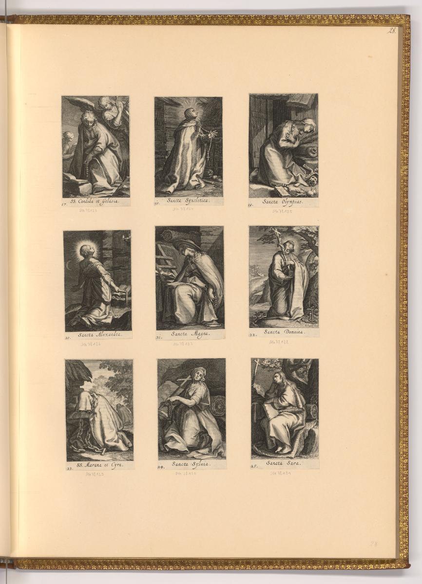 Boece et Schelte de Bolswert, Weibliche Einsiedlerinnen (Buchillustration), Inv. Nr.: Holland n…