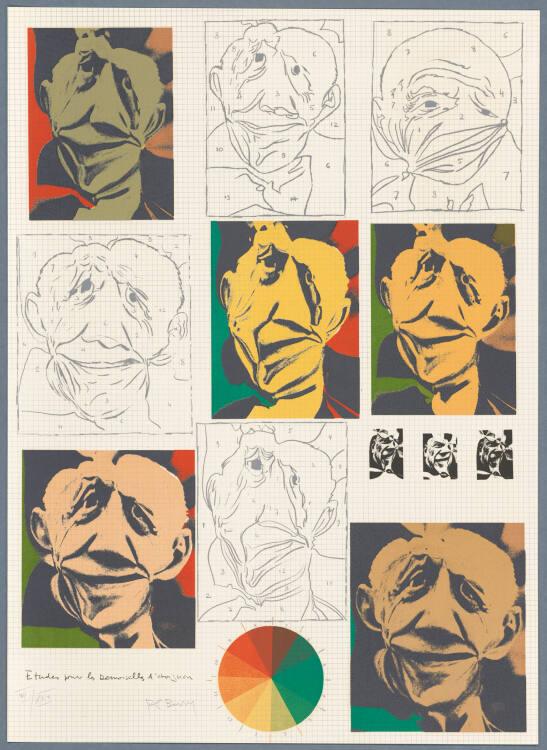 Pol Bury, Hommage à Picasso: Etudes pour les Demoiselles D'Avignon, Inv. Nr.: DG1975/155