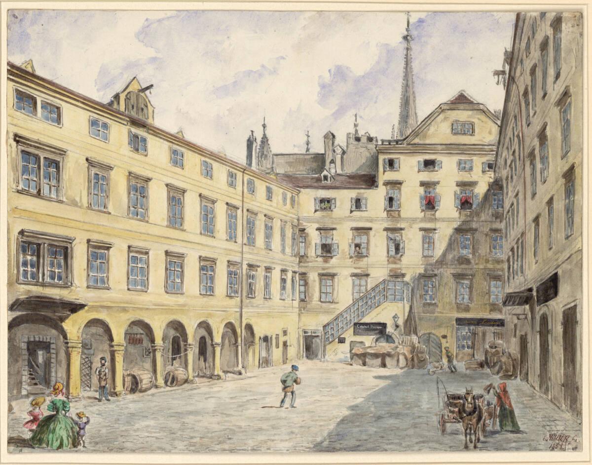 Emil Hütter, Bauernmarkt, Inv. Nr.: 28876