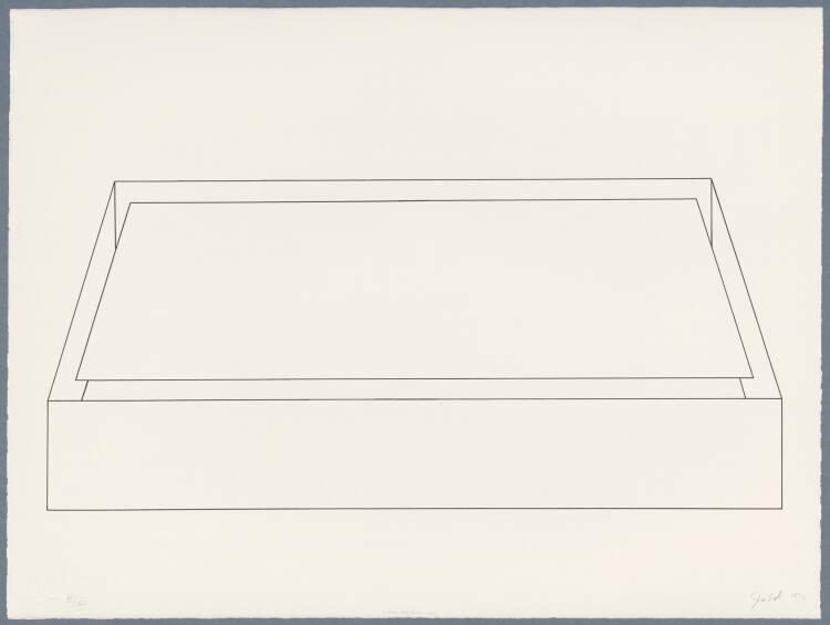 Donald Judd, Hommage à Picasso, Inv. Nr.: DG1975/206