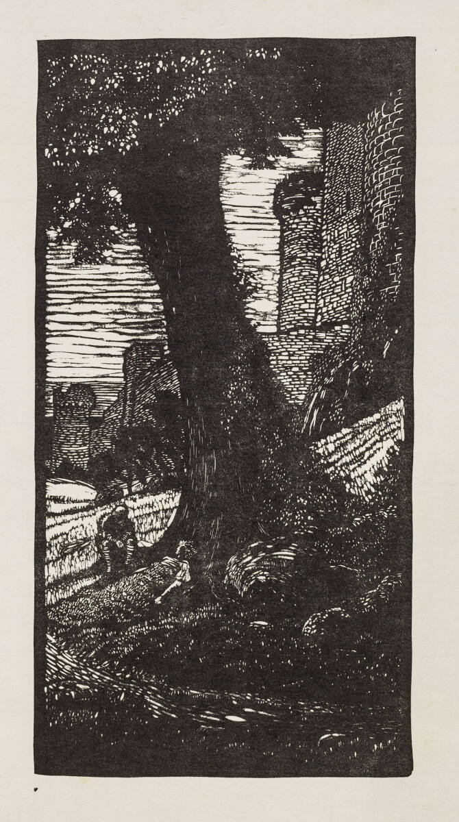 Aus der Serie Tristan und Isolde: Der kranke Tristan, Alfred Roller, 1912
