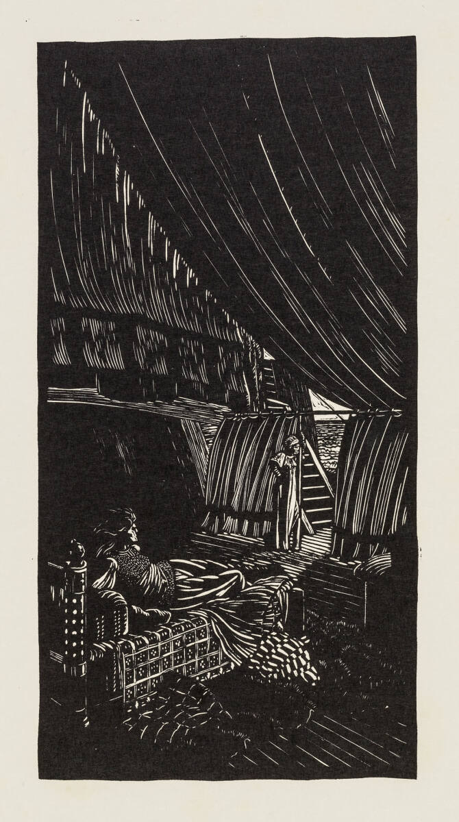 Aus der Serie Tristan und Isolde: Auf dem Schiff, Alfred Roller, 1912