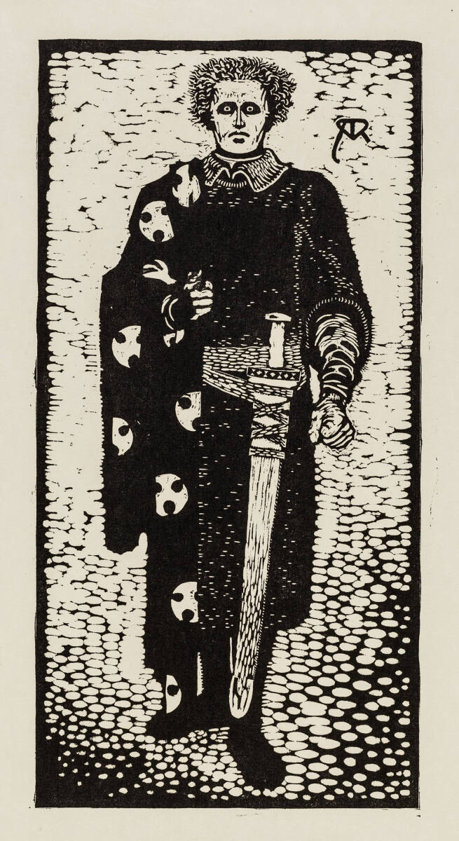 Aus der Serie Tristan und Isolde: Tristan, Alfred Roller, 1912