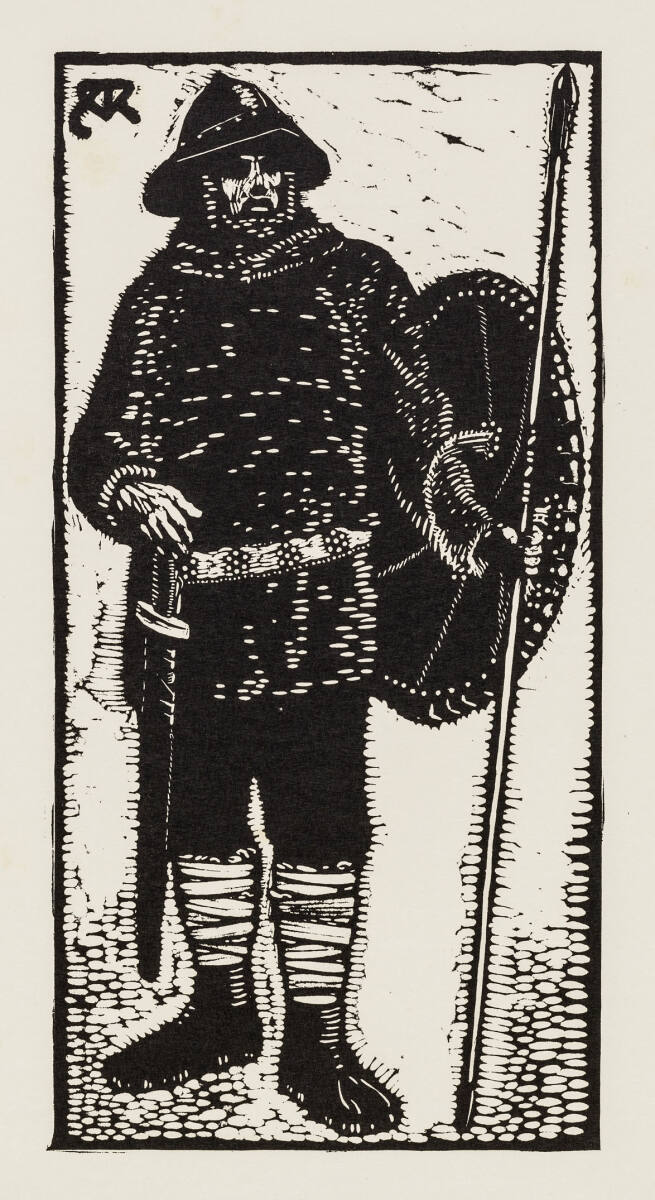 Aus der Serie Tristan und Isolde: Kurwenal, Alfred Roller, 1912