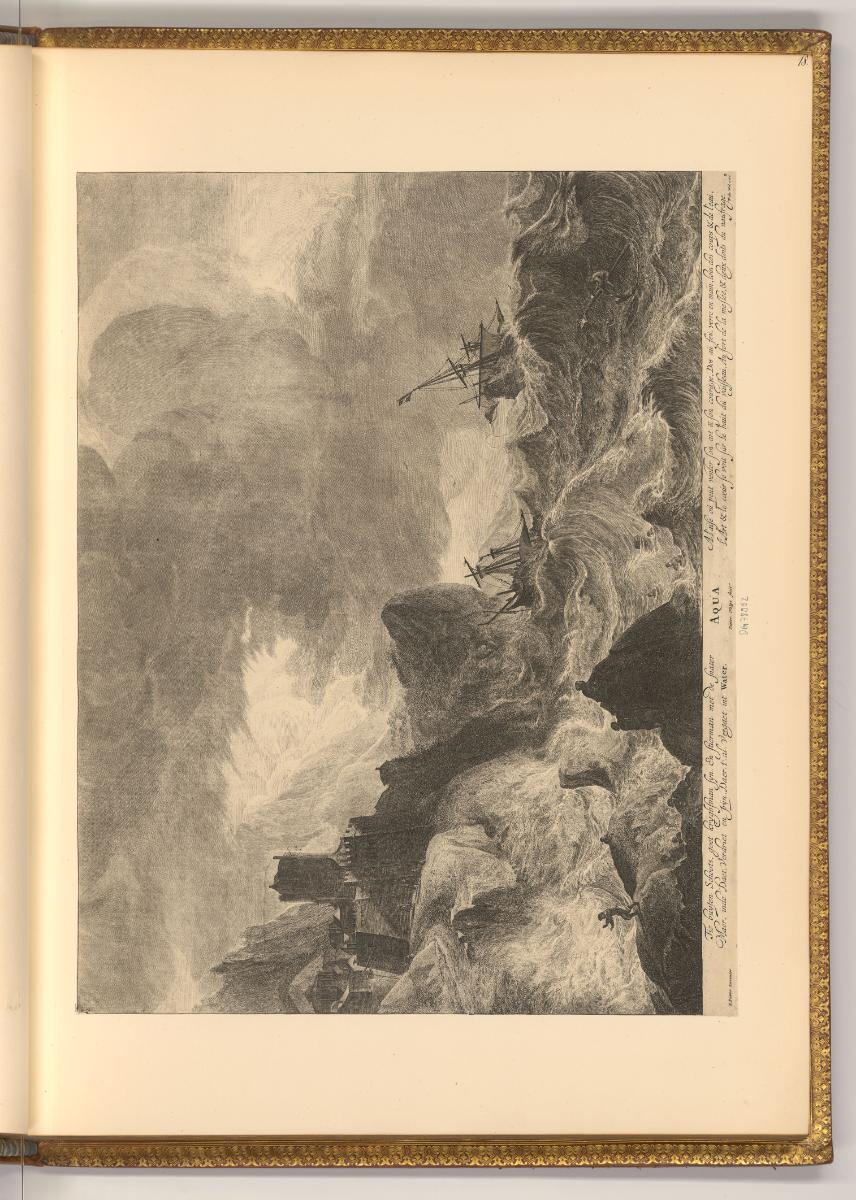 Pieter Nolpe. Salomon Savery., Monatsbild März, Schiffe auf stürmischer See
, Inv. Nr.: Hollan…