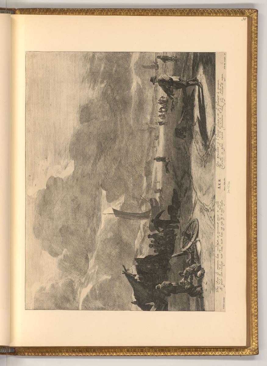 Pieter Nolpe. Salomon Savery., Aer, Küstenlandschaft bei Sturm, Inv. Nr.: Holland nach Sektione…