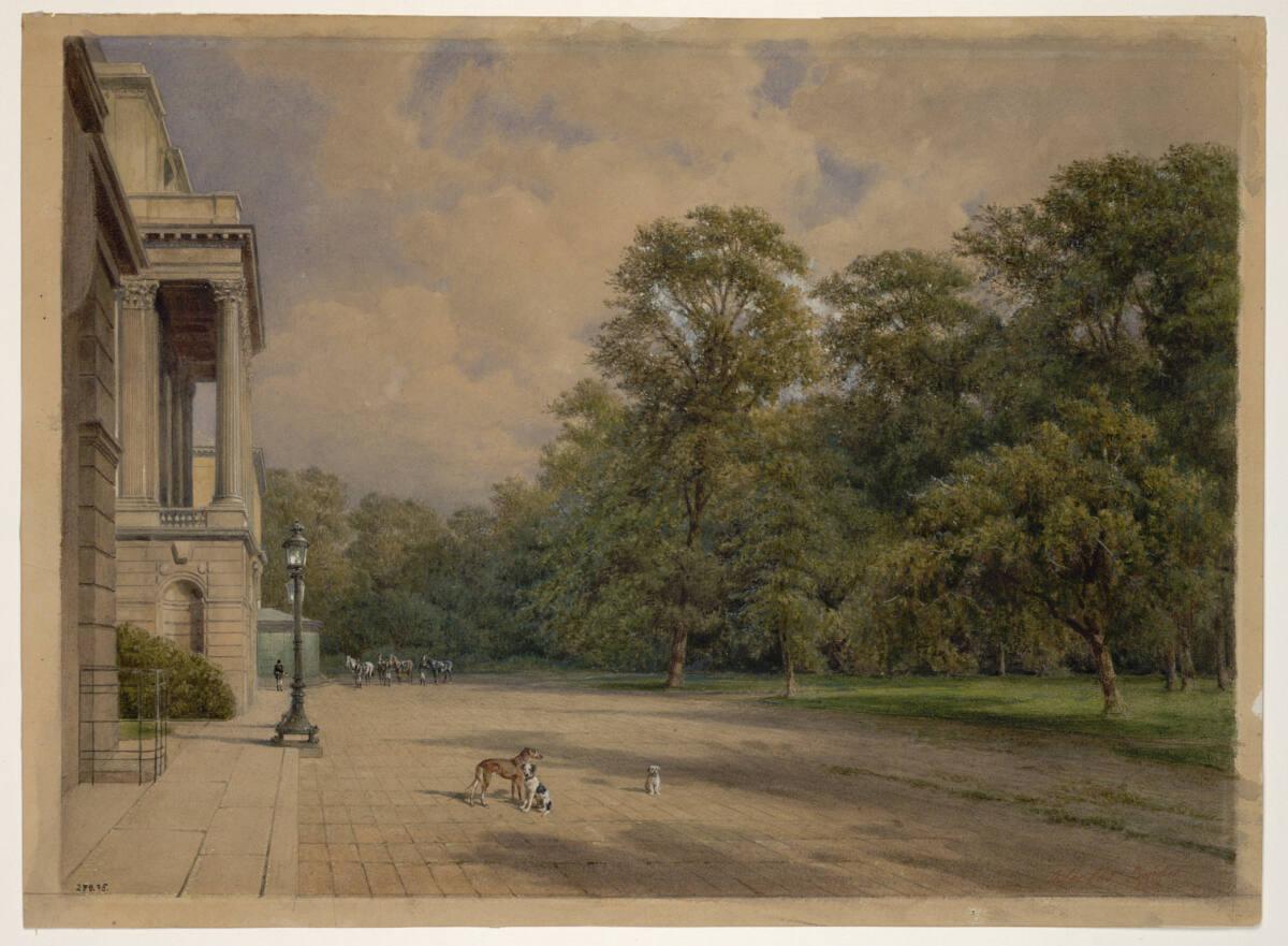 Gottfried Seelos, Königlicher Garten in Brüssel, Inv. Nr.: 28975