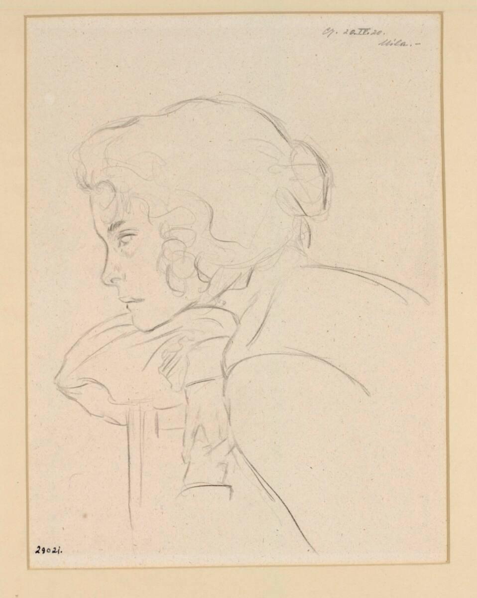 Carl Anton Reichel, Mila (Weiblicher Profilkopf), Inv. Nr.: 29021