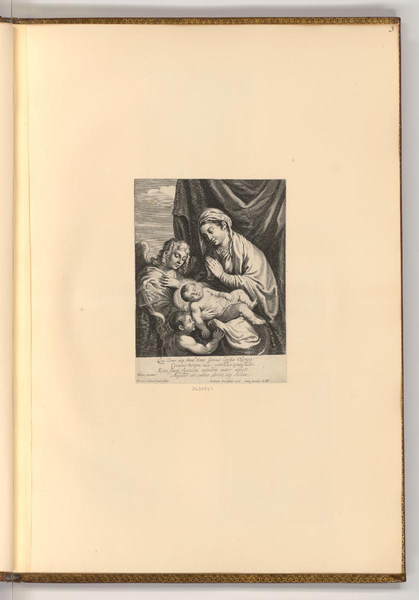 Pieter de Jode le jeune, Hl. Jungfrau mit schlafendem Christuskind und Johannesknaben, Inv. Nr.…