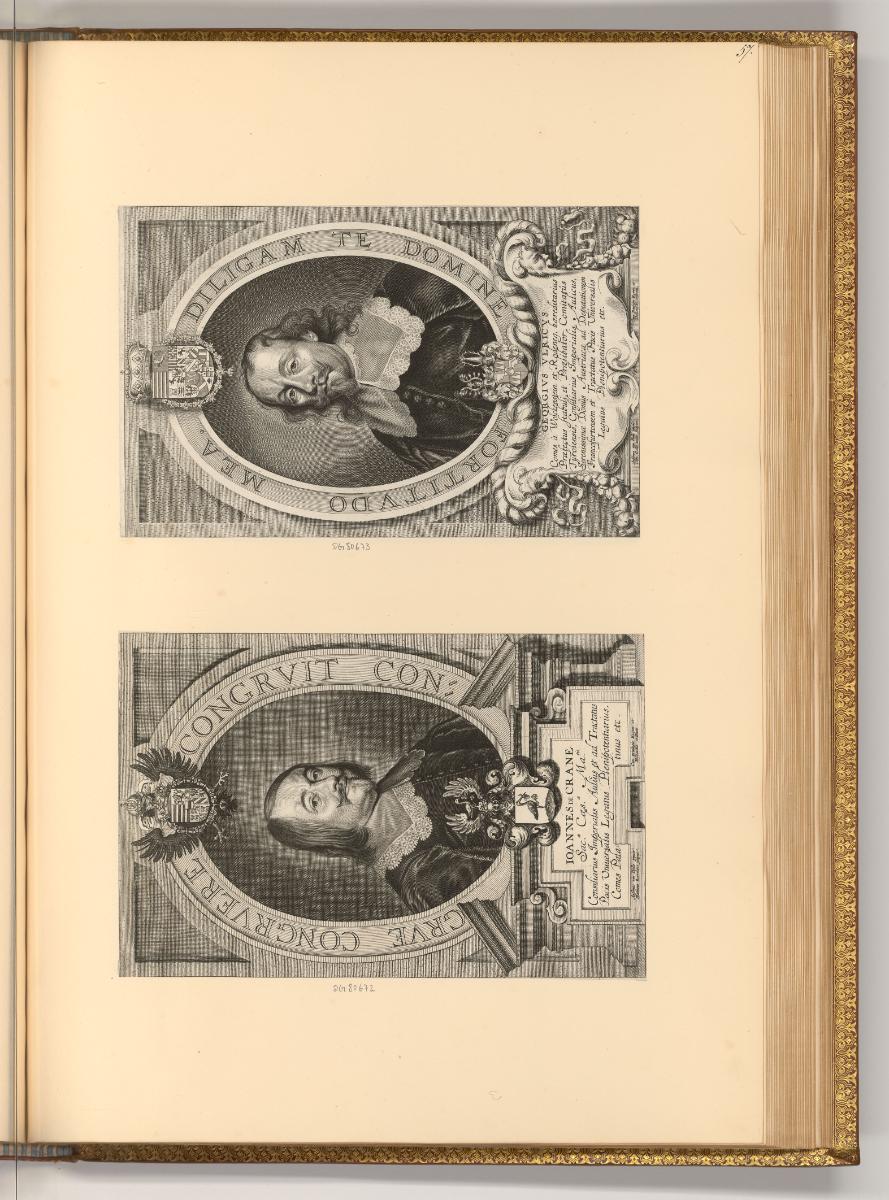 Pieter de Jode le jeune, Porträt Joannes Crane; Georg Ulrich Wolkenstein, Inv. Nr.: Holland nac…