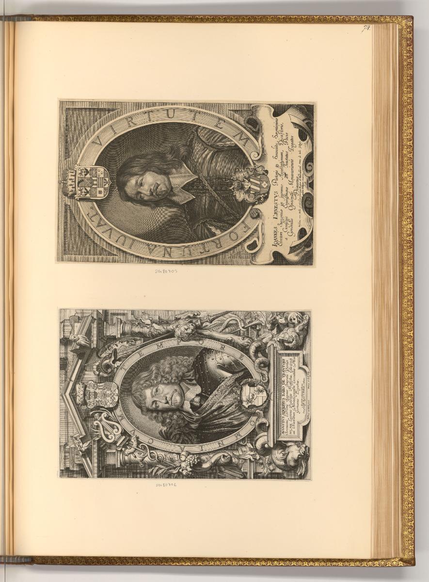 Pieter de Jode le jeune, Porträt August Adolf Freiherr von Trandorf; Johann Ernst Pistoris von …