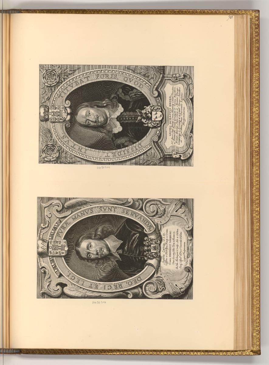 Pieter de Jode le jeune, Porträt August Carpzov; Georg Achatz Heher, Inv. Nr.: Holland nach Sek…
