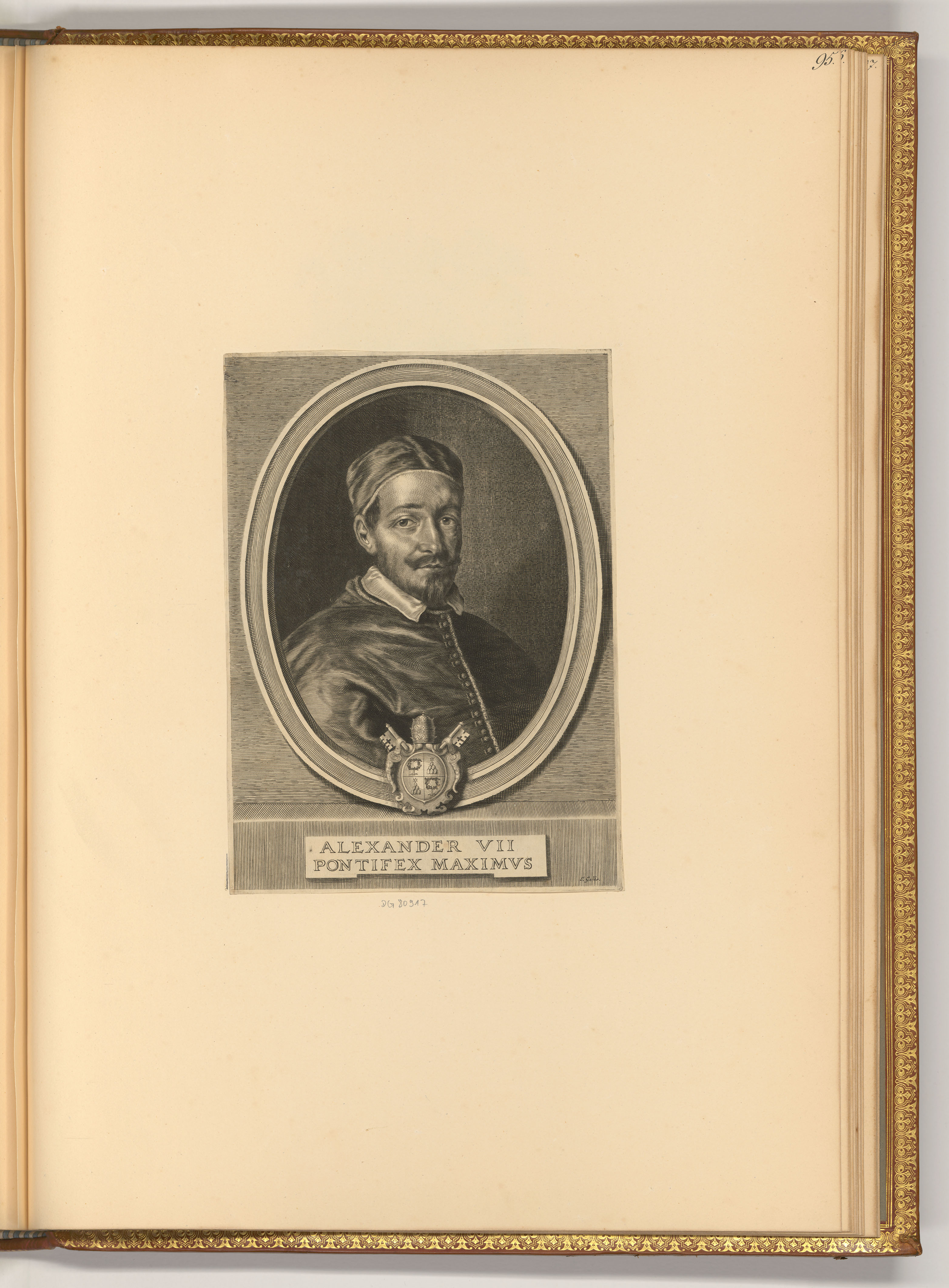CornelisGallederJüngereII, Porträt Papst Alexander VII.