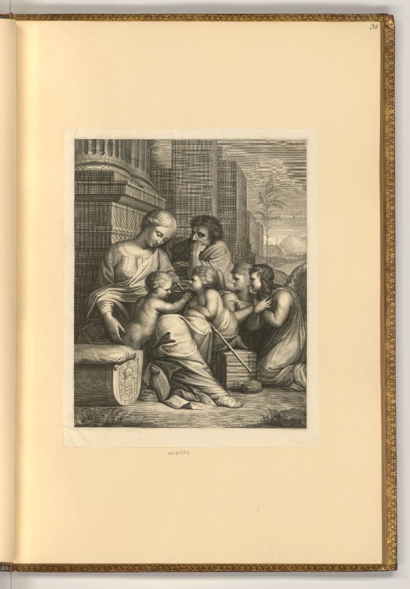 Hendrik Bary. Cornelis van Dalen, Heilige Familie mit dem Johannesknaben und zwei Engeln, Inv. …