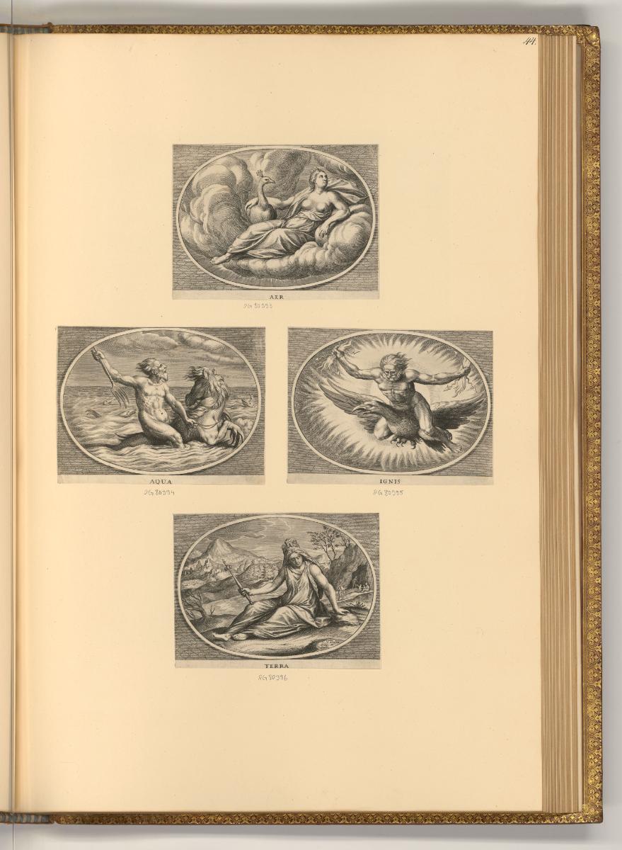 Hendrik Bary. Cornelis van Dalen, Götter: Die vier Elemente, Inv. Nr.: Holland nach Sektionen I…