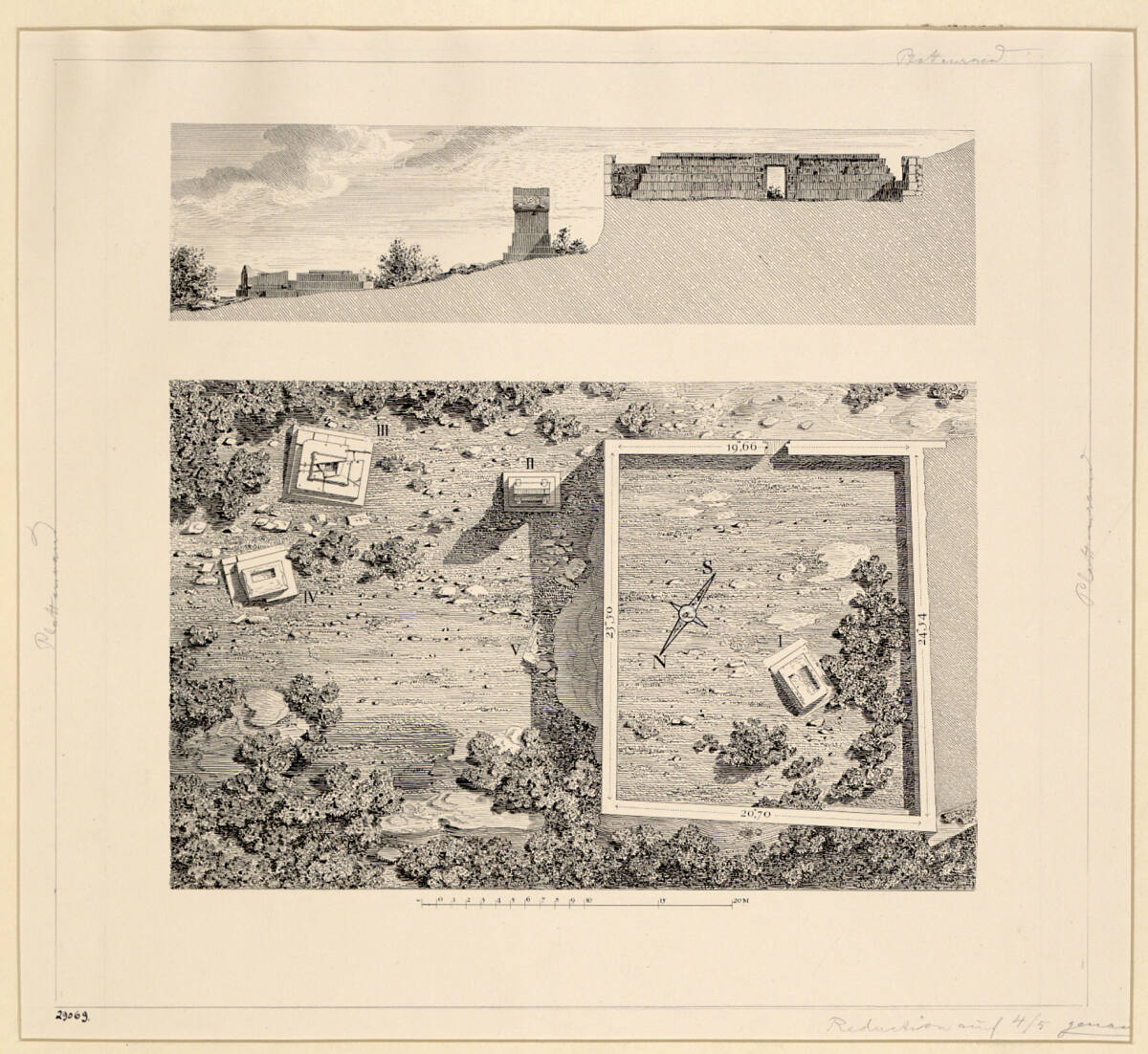 Heroon von Giölbaschi: Lagerplan, George Niemann