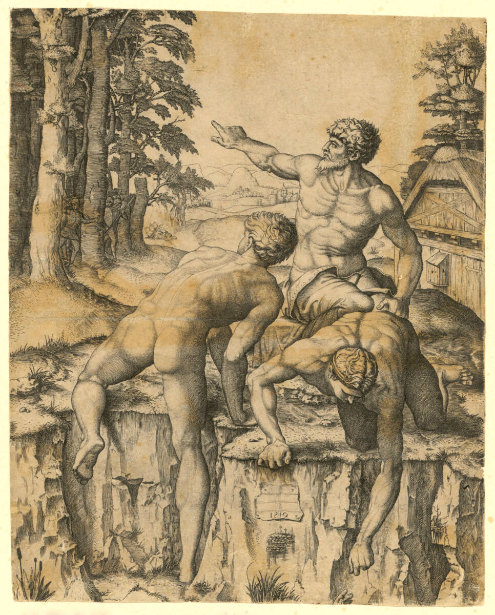 Die Kletterer, Lucas van Leyden, 1510–1520