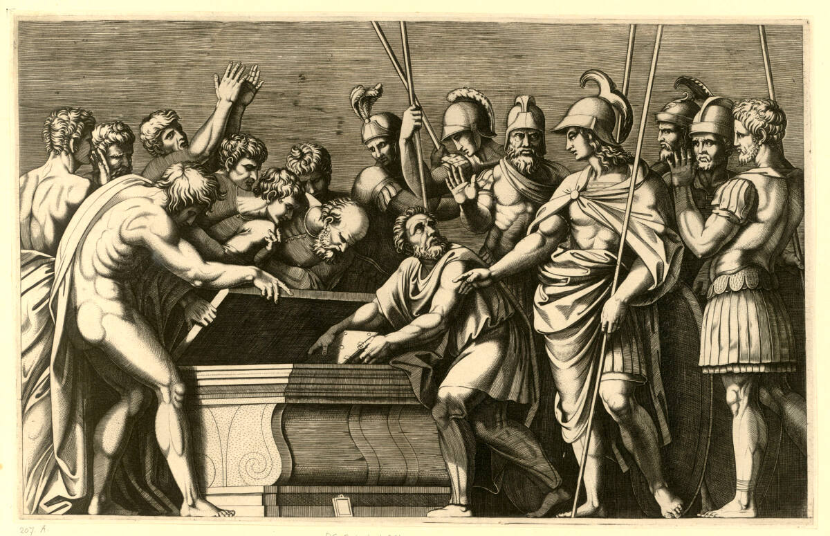 Alexander verwahrt die Werke von Homer, unbestimmt, 1510–1525