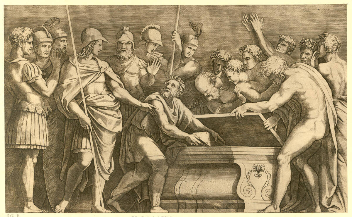 Alexander verwahrt die Werke von Homer, unbestimmt, 1510–1530