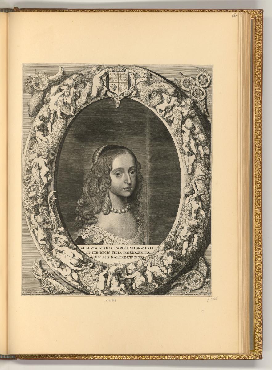 P. Soutman; I. Suyderhoef; P. van Sompelen; I. Louys, Porträt Augusta Maria, Inv. Nr.: Holland …