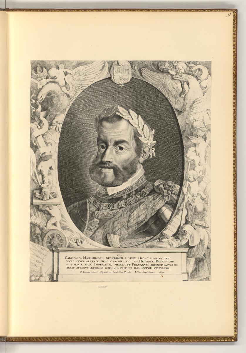 P. Soutman; I. Suyderhoef; P. van Sompelen; I. Louys, Porträt Karl V., Inv. Nr.: Holland nach S…
