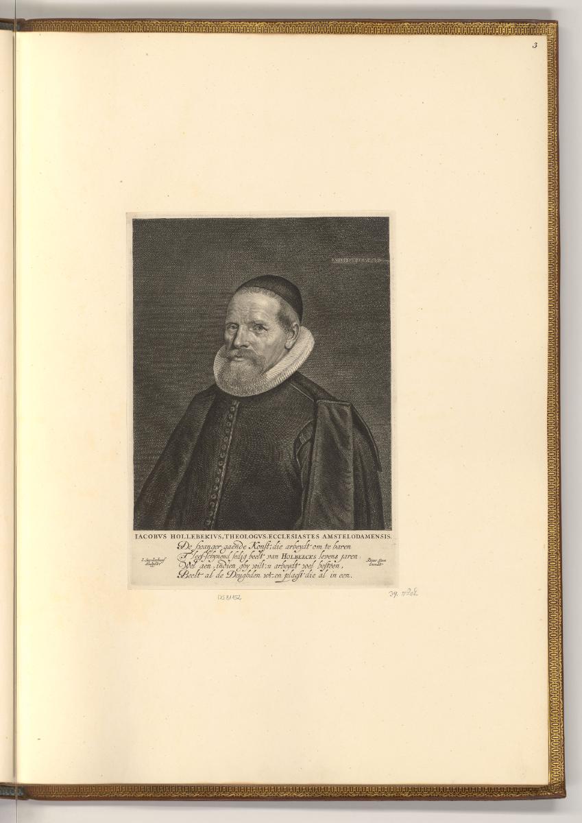 Ionas Suyderhoef., Porträt Jacob Hollebeek, Inv. Nr.: Holland nach Sektionen I/61, H/I/61/3