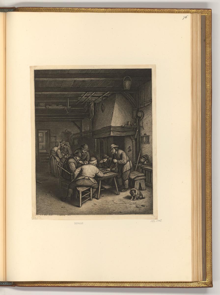 Ionas Suyderhoef., Bauernstube mit Tric-Trac Spielern, Inv. Nr.: Holland nach Sektionen I/61, H…