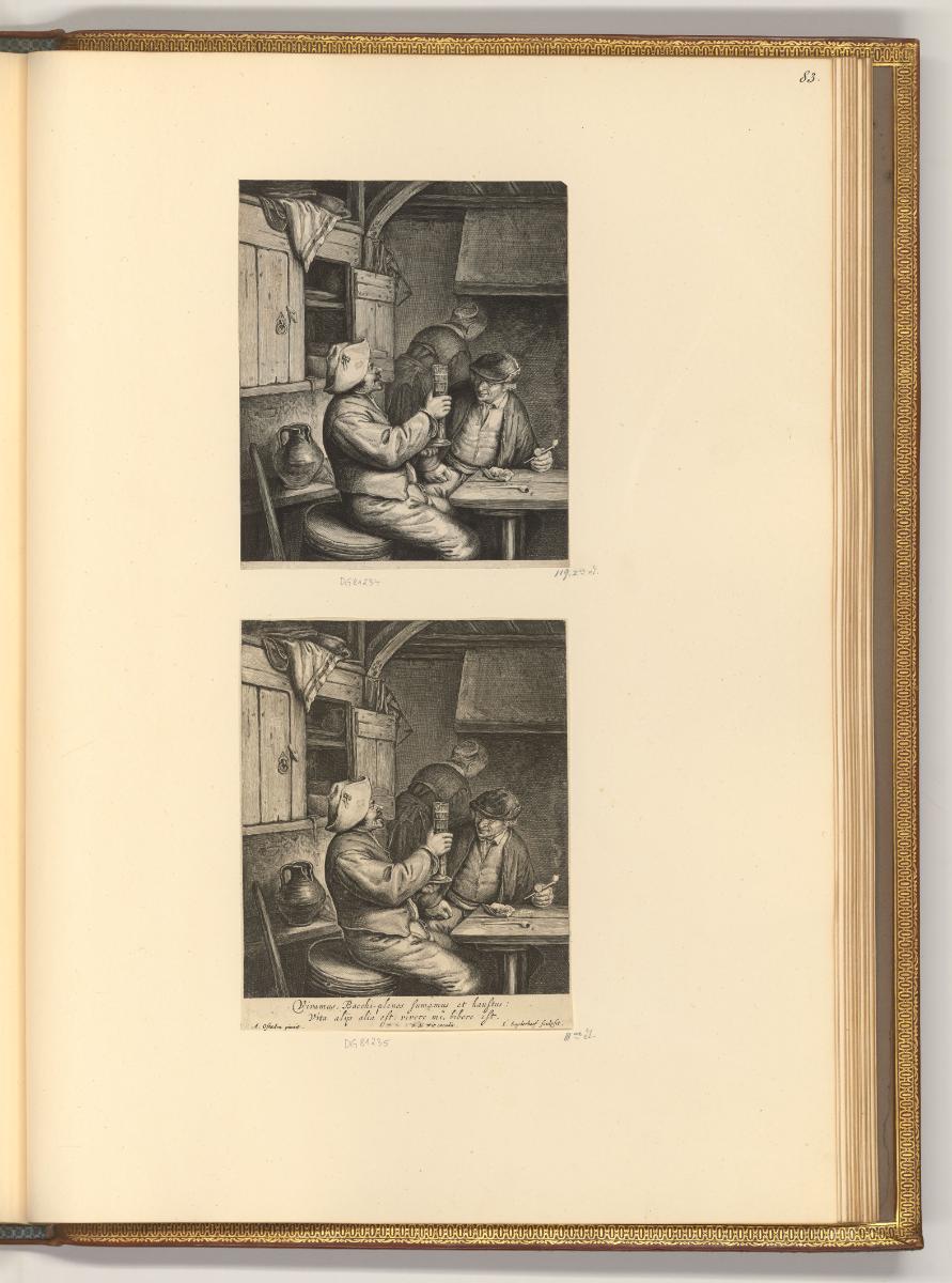 Ionas Suyderhoef., Zwei Bauern bei einem Tisch, Inv. Nr.: Holland nach Sektionen I/61, H/I/61/8…