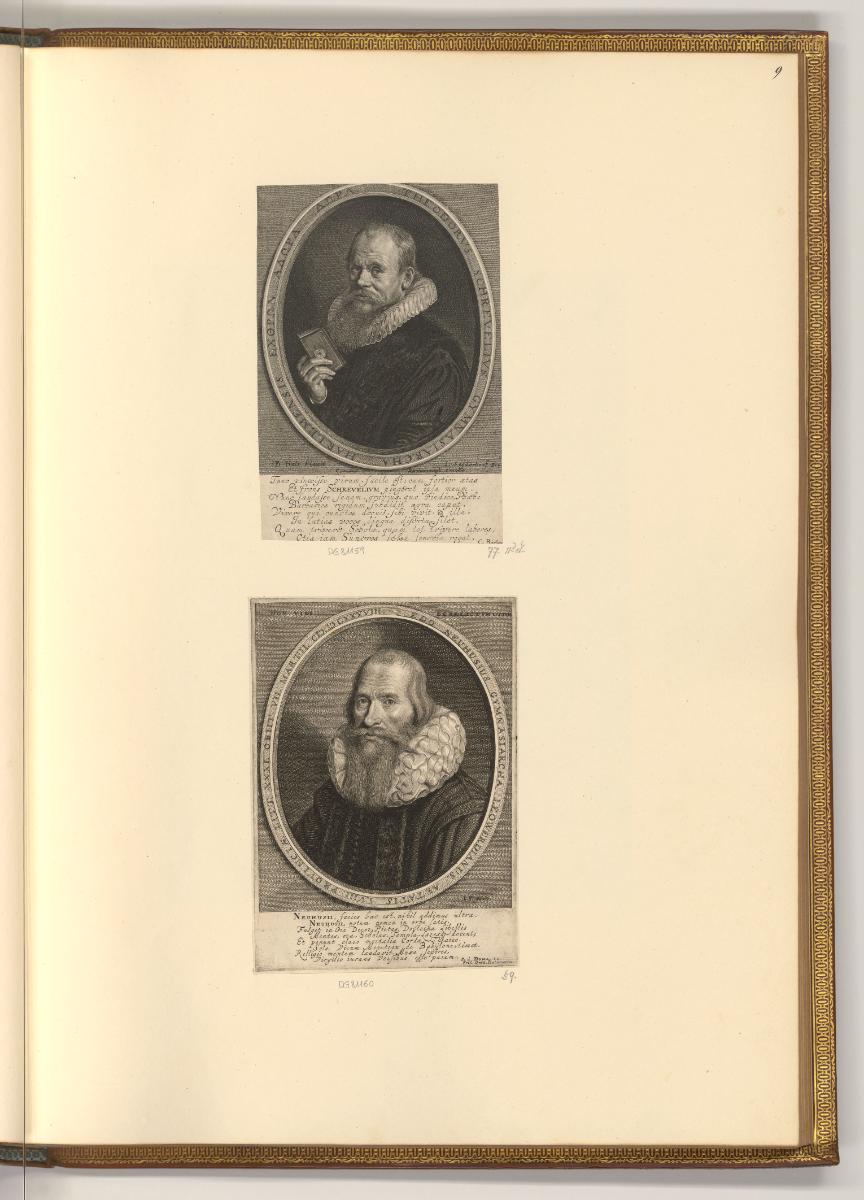 Ionas Suyderhoef., Porträts Theodore Schrevelius; Edo Neuhus, Inv. Nr.: Holland nach Sektionen …