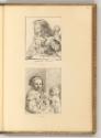 Cornelis Visscher Vol. I, Alte Frau; Frau und Mädchen, Inv. Nr.: Holland nach Sektionen I/62, H…