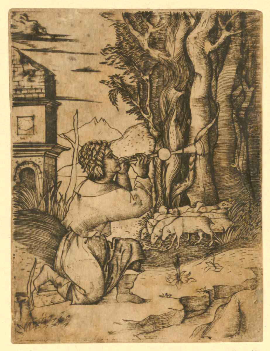 Hirte mit Platerspiel, unbestimmt, 1500–1520