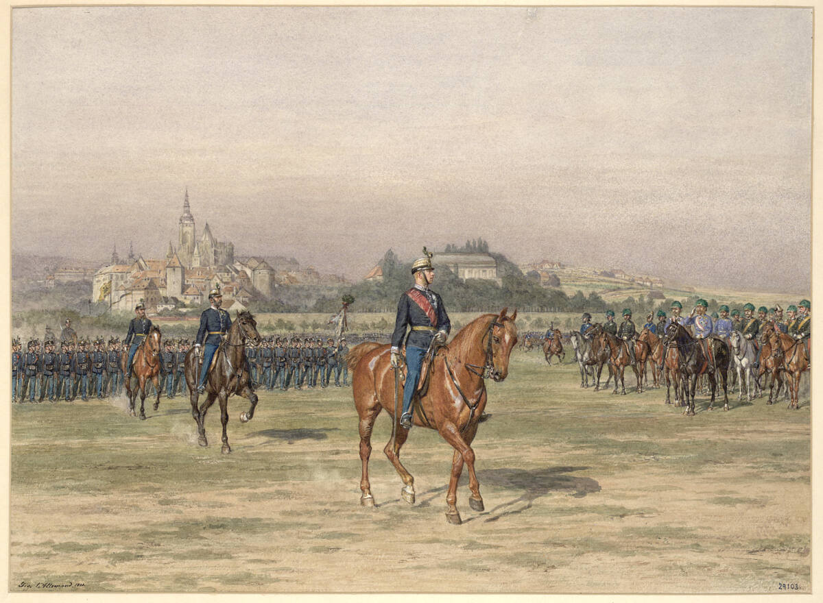 Kaiserrevue in Prag, Sigmund L'Allemand, 1881