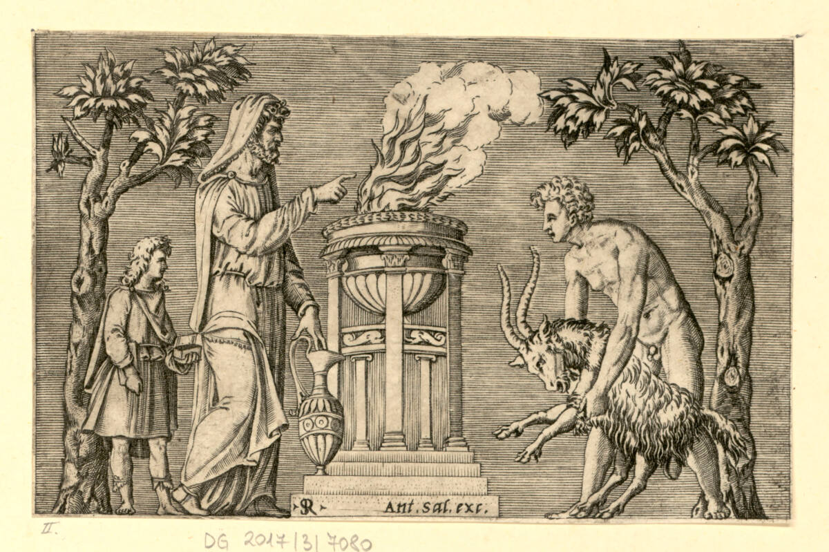 Opferung eines Widders, 1510–1527
