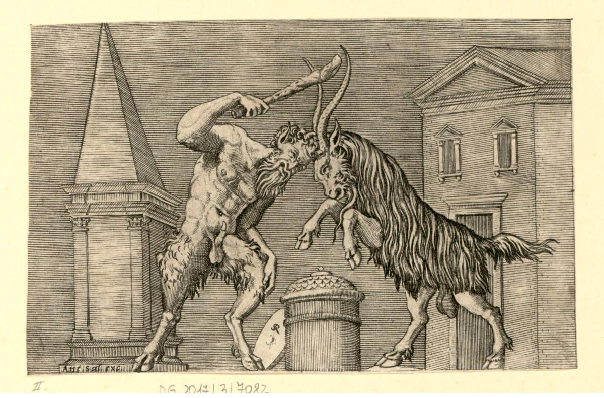 Satyr und Widder, Inv. Nr.: DG2017/3/7082