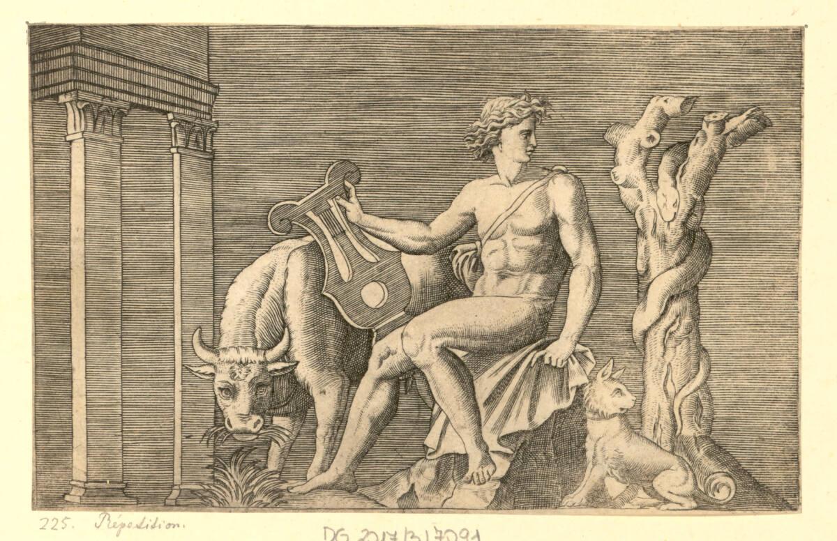unbestimmt, Apollo hütet die Herde des Admetus, Inv. Nr.: DG2017/3/7091
