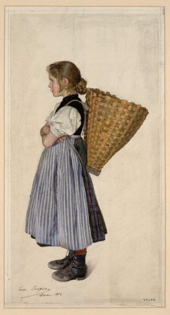 Leopold Burger, Mädchen, Inv. Nr.: 29106