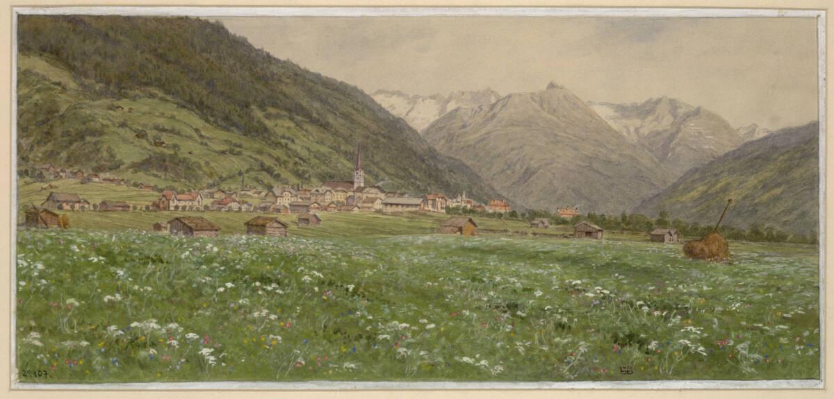 (Edler) Ladislaus von Benesch, Ansicht von Hofgastein, Inv. Nr.: 29107
