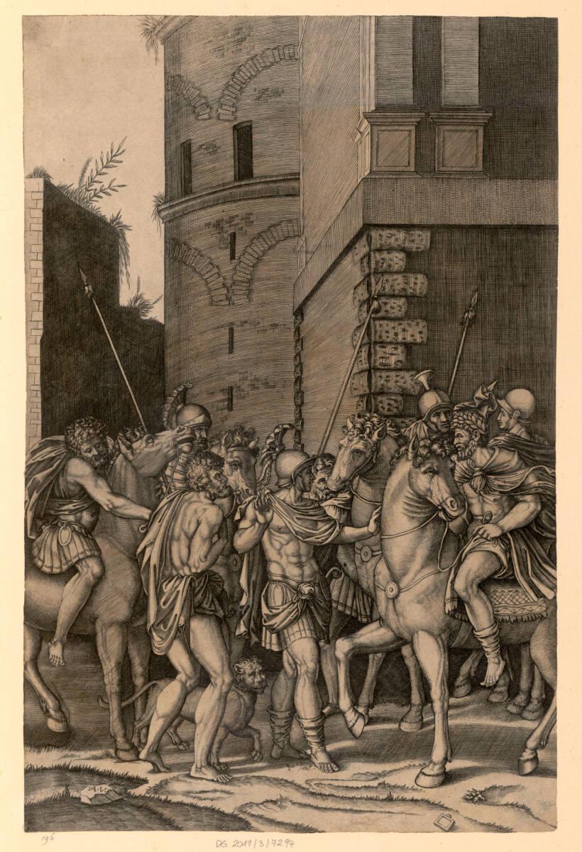 Der Sklave Androclus wird vor den römischen Kaiser gebracht, Inv. Nr.: DG2017/3/7294