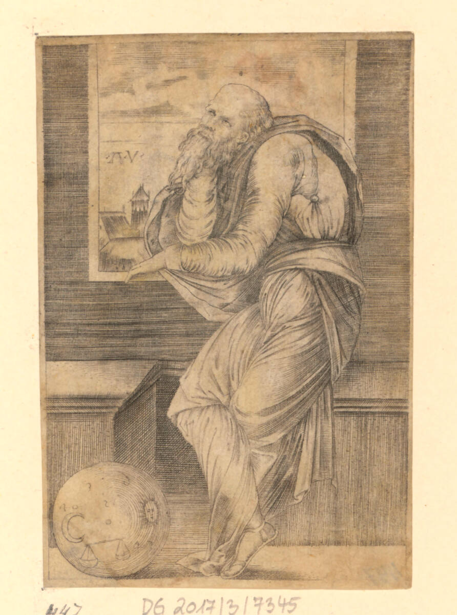 Philosoph am Fenster sitzend, 1515–1530