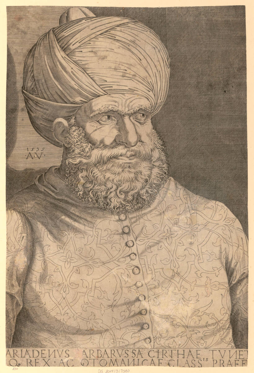 Barbarossa, Agostino Veneziano, 1535